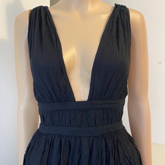 ASOS Other - ASOS Swim CoverUp MaxiDress Black Lightweight Cut Out Sexy Feminine Beachy 4/S